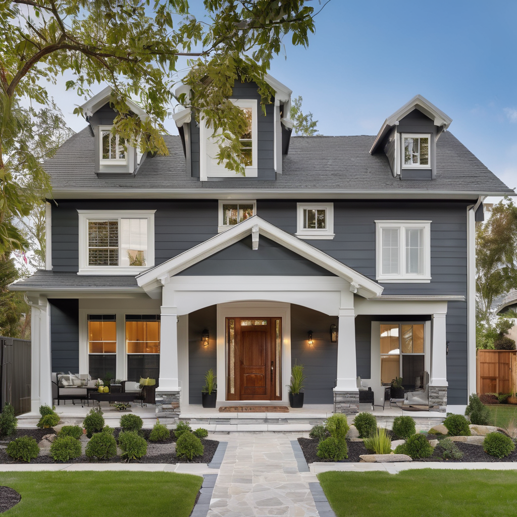 Professional exterior house painting project by nh painting contractors